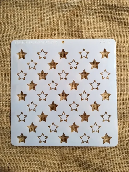 Stencil 20x20 Fondo Estrellas