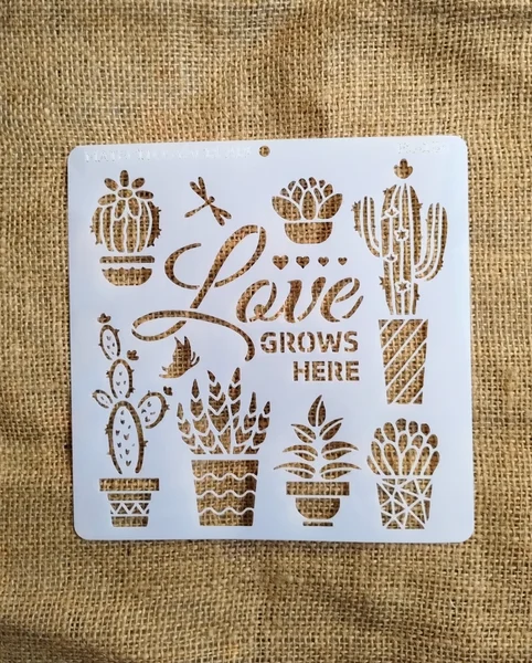 Stencil 20x20 Cactus