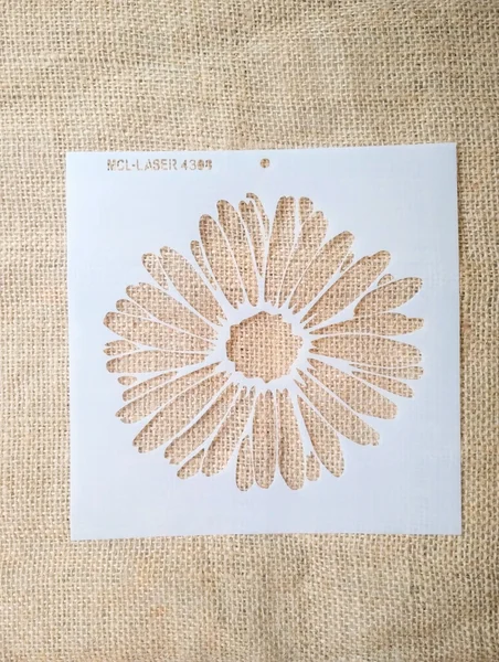 Stencil 20x20 Flor grande (MCL)