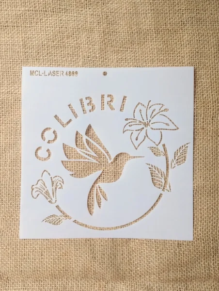 Stencil 20x20 Colibrí (MCL)